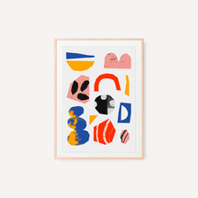 Cargar imagen en el visor de la galería, Cuadro decorativo para pared - Abstract I 47 x 67 cm Madera Natural - All The Wall