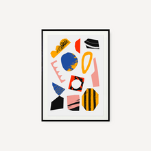 Cargar imagen en el visor de la galería, Cuadro decorativo para pared - Abstract II 47 x 67 cm Negro - All The Wall