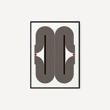 Cargar imagen en el visor de la galería, Cuadro decorativo para pared - Bauhaus II Negro - All The Wall