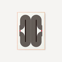 Cargar imagen en el visor de la galería, Cuadro decorativo para pared - Bauhaus II Madera natural - All The Wall