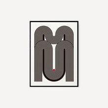 Cargar imagen en el visor de la galería, Cuadro decorativo para pared - Bauhaus I Negro - All The Wall