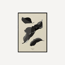 Cargar imagen en el visor de la galería, Cuadro decorativo para pared - Dry Leaves II 47 x 67 cm Negro - All The Wall