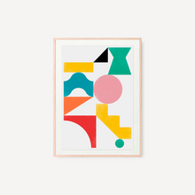 Cargar imagen en el visor de la galería, Cuadro decorativo para pared - Geometry II 47 x 67 cm Natural - All The Wall