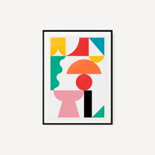 Cargar imagen en el visor de la galería, Cuadro decorativo para pared - Geometry I 47 x 67 cm Negro - All The Wall