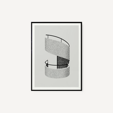 Cargar imagen en el visor de la galería, Cuadro decorativo para pared - Savoye II 47 x 67 cm Negro - All The Wall
