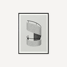 Cargar imagen en el visor de la galería, Cuadro decorativo para pared - Savoye II 47 x 67 cm Negro - All The Wall