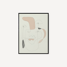 Cargar imagen en el visor de la galería, Cuadro decorativo para pared - Strangers II Negro - All The Wall