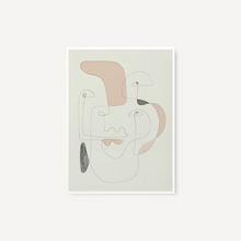 Cargar imagen en el visor de la galería, Cuadro decorativo para pared - Strangers II Blanco - All The Wall