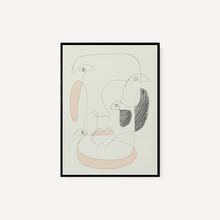 Cargar imagen en el visor de la galería, Cuadro decorativo para pared - Strangers I Negro - All The Wall