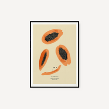 Cargar imagen en el visor de la galería, Cuadro decorativo para pared - Tropical Fruits I Negro - All The Wall