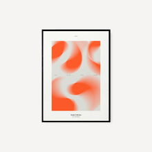 Cargar imagen en el visor de la galería, Cuadro decorativo para pared - Orange Smoke I 47 x 67 cm Negro - All The Wall
