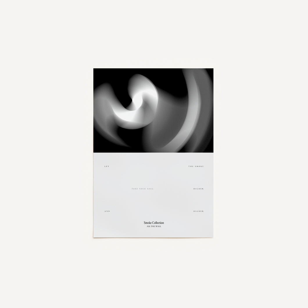 Cuadro decorativo para pared - White Smoke I 47 x 67 cm Poster sin enmarcar - All The Wall