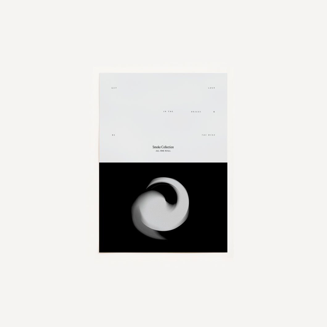 Cuadro decorativo para pared - White Smoke II 47 x 67 cm Poster sin enmarcar - All The Wall